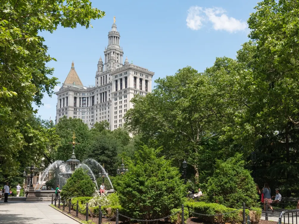 City Hall Park of New York
